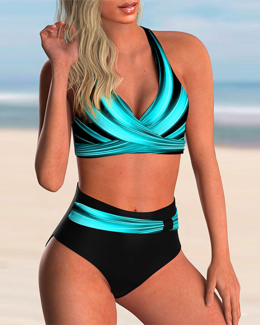 Women's Printed Flattering Bikini Set