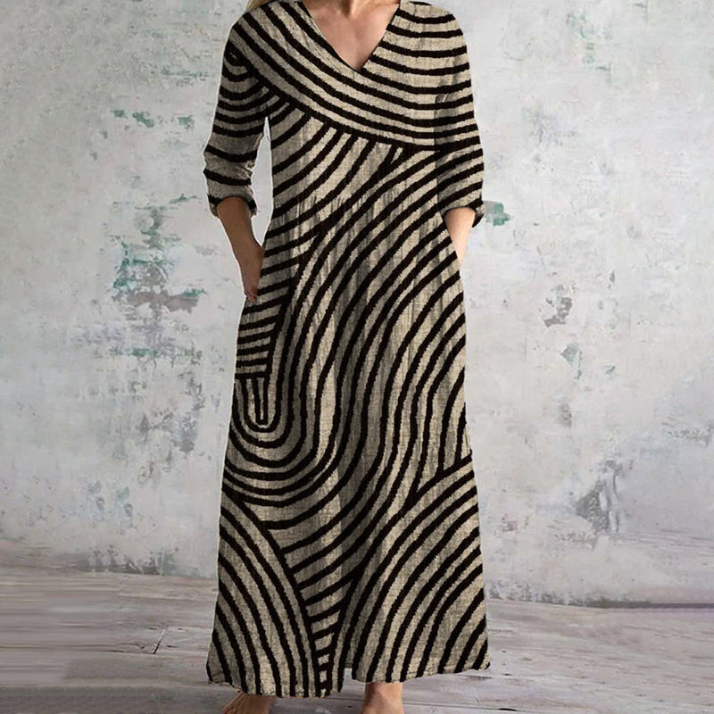 Bonnie™ | Vintage Striped dress 1