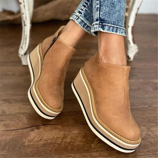 Women's Waterproof Leather Boots | Stylish Orthopedic Footwear for Autumn and Winter 1