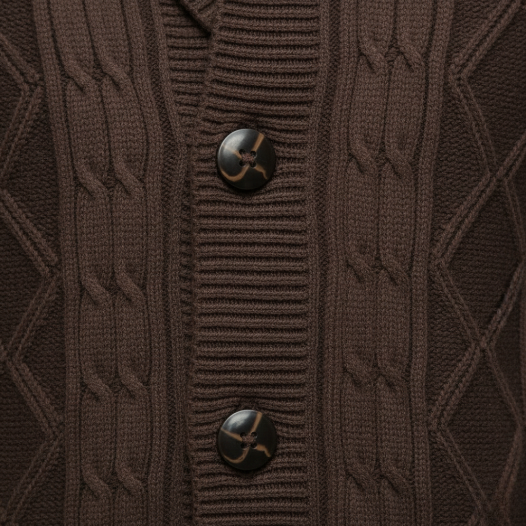 Men's Cardigan with Buttons