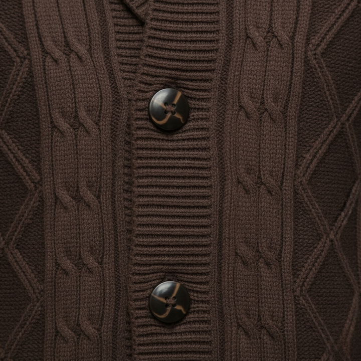 Men's Cardigan with Buttons