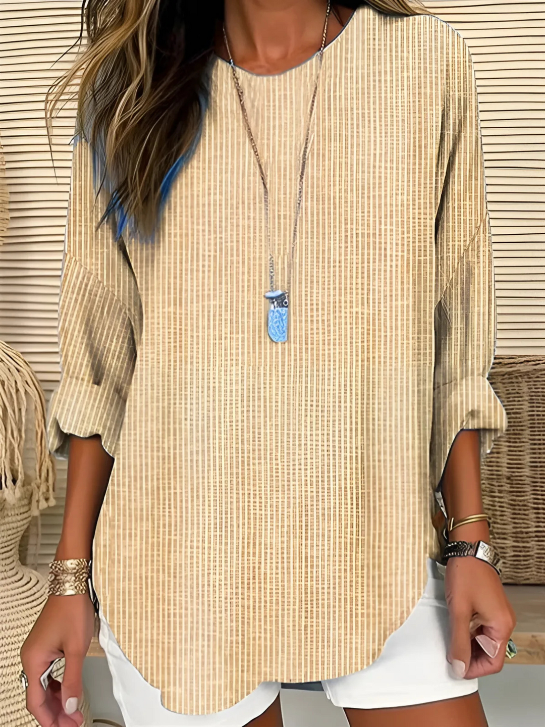Blusa a righe alla moda