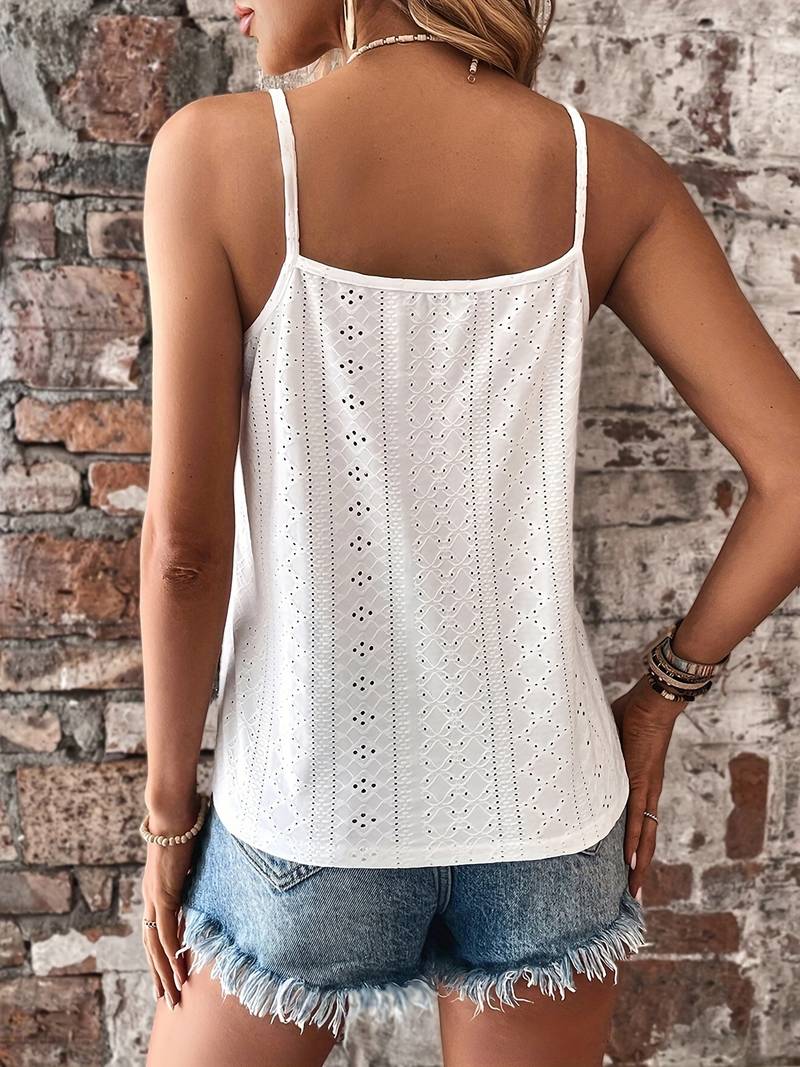 Women's V-Neck Embroidered Camisole