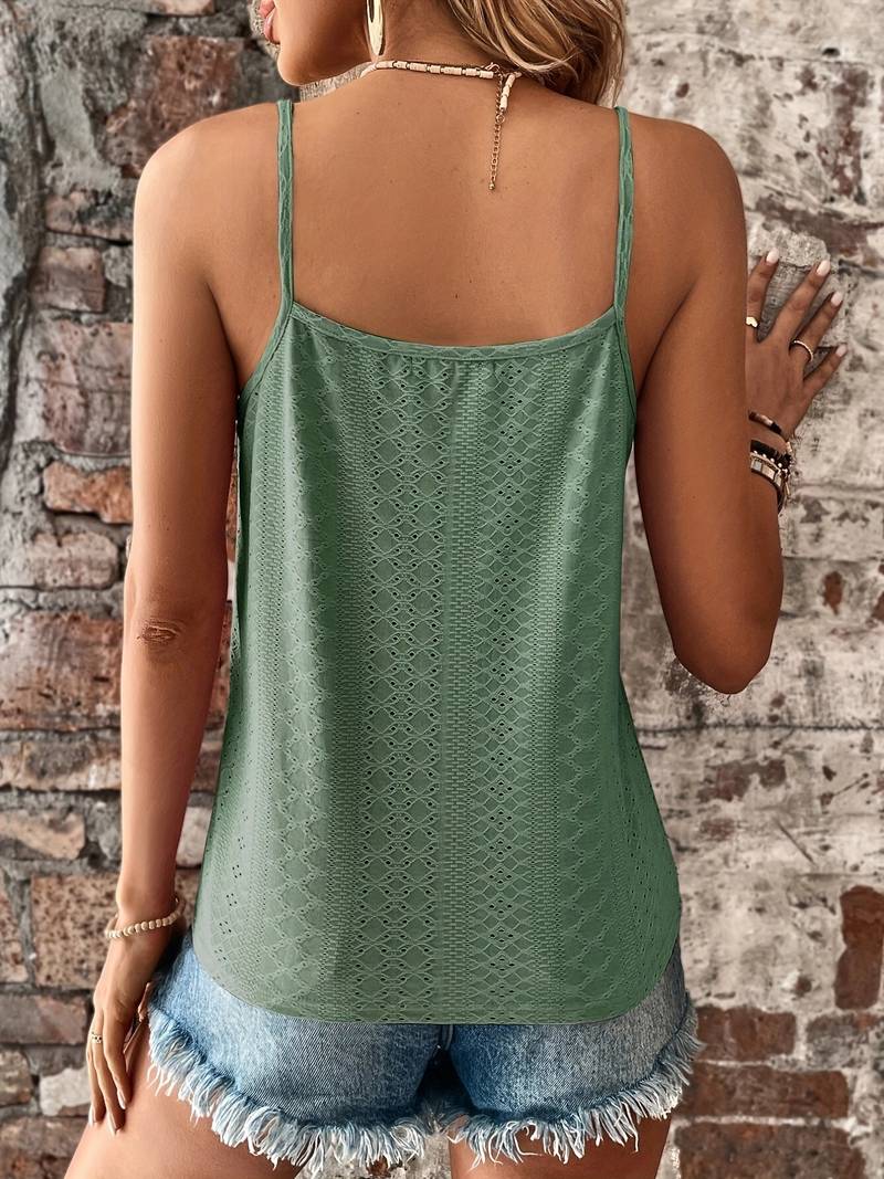 Women's V-Neck Embroidered Camisole