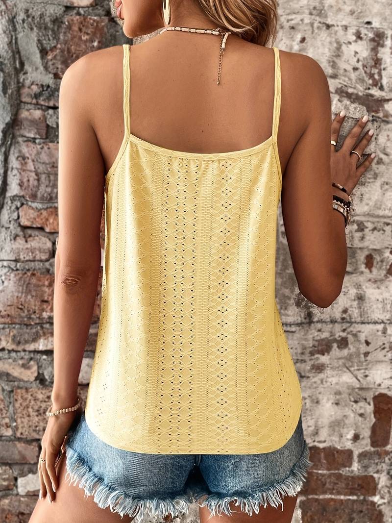 Women's V-Neck Embroidered Camisole