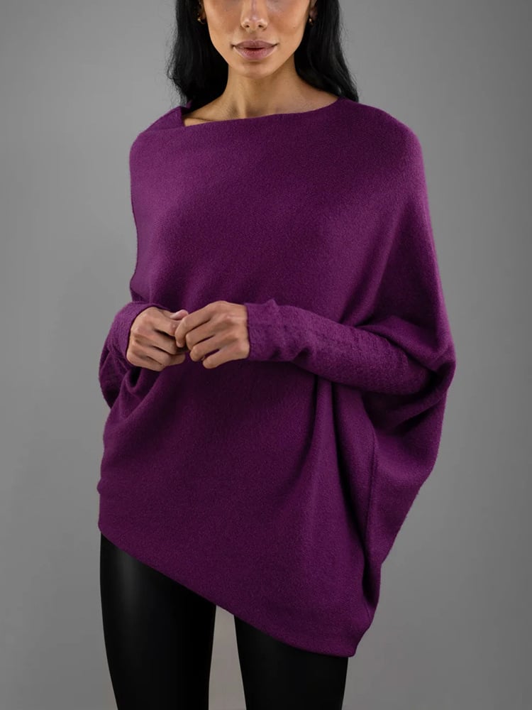 Women's Off Shoulder Long Sleeve Sweater