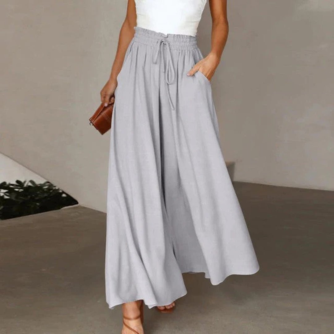 Clementine | Women's High Waisted Wide Leg Palazzo Pants 3