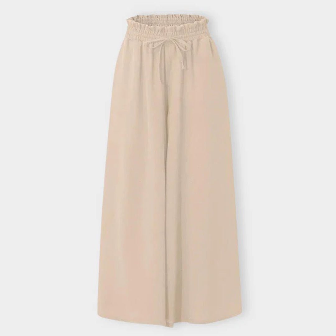 Clementine | Women's High Waisted Wide Leg Palazzo Pants 7