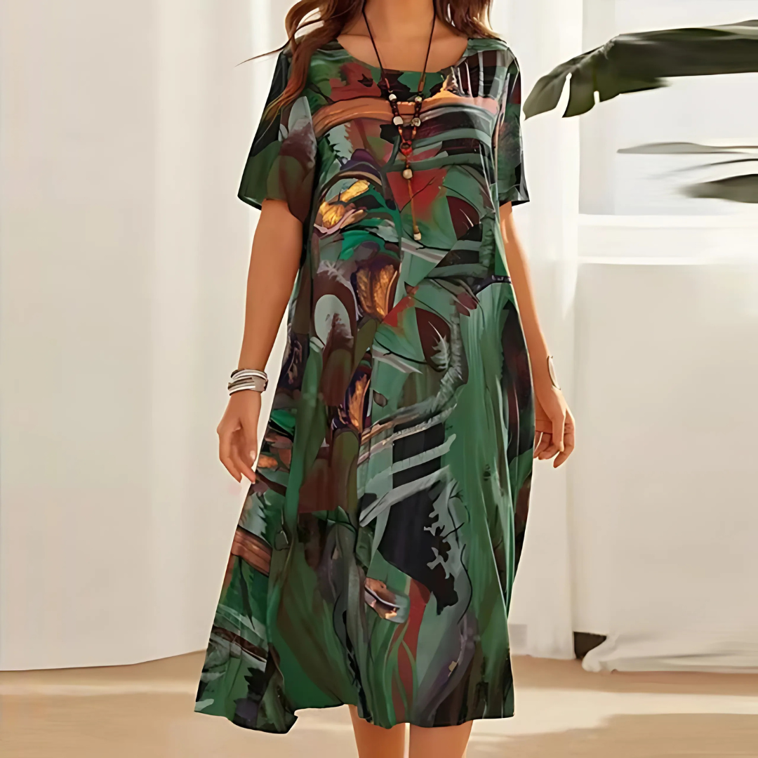 Colora™ | Elegant Floral Dress 1
