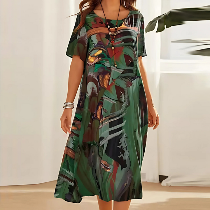 Colora™ | Elegant Floral Dress 1