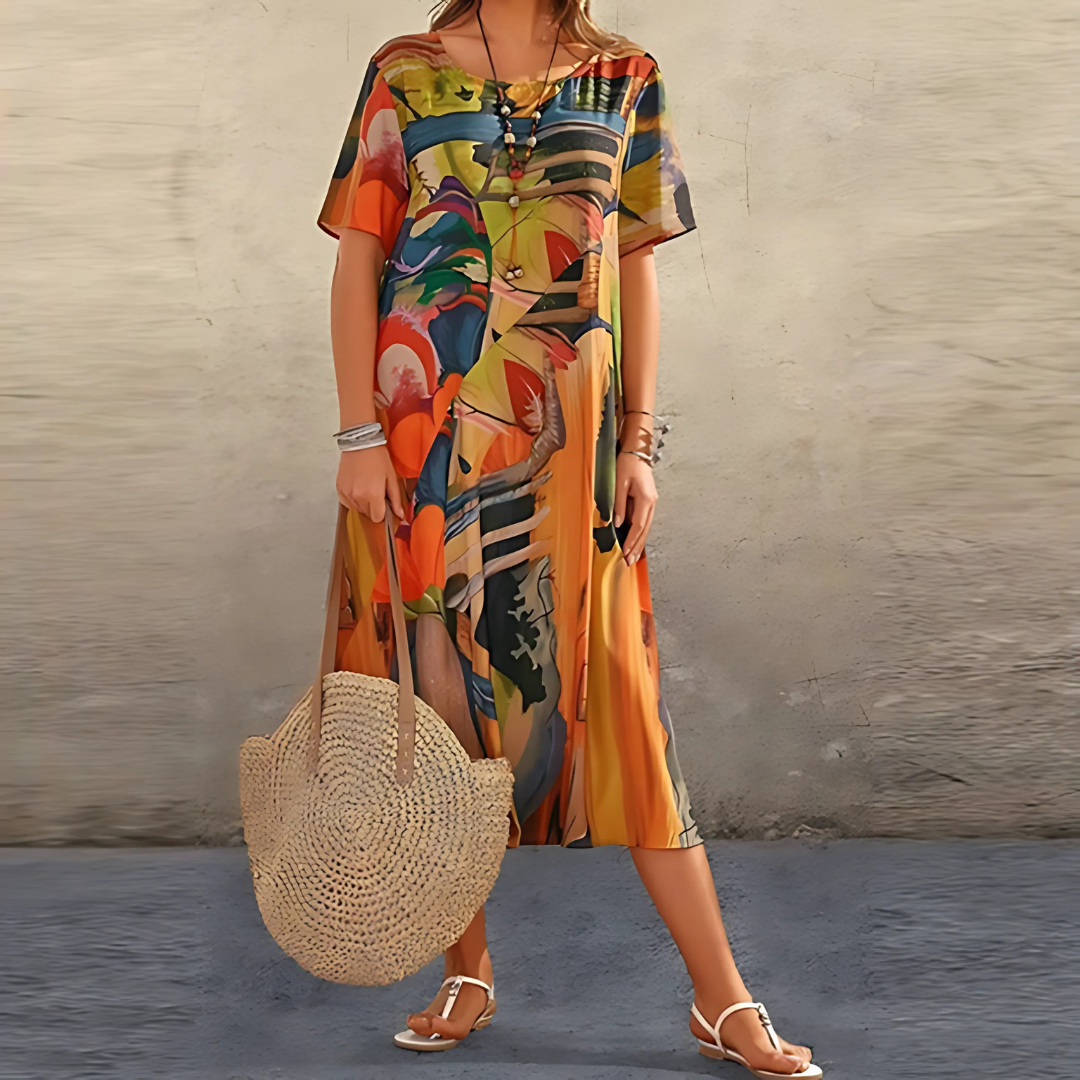 Colora™ | Elegant Floral Dress 3