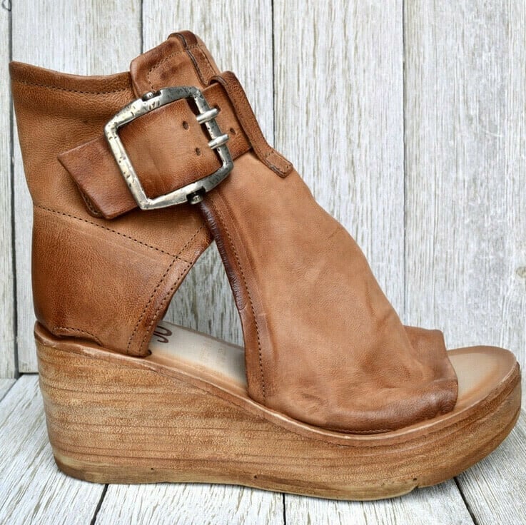 Dawn™ | Wedge Sandals with Buckle in Boho Style 8