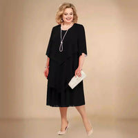 Vestito estivo in chiffon traspirante da donna | Abito fluente ed elegante