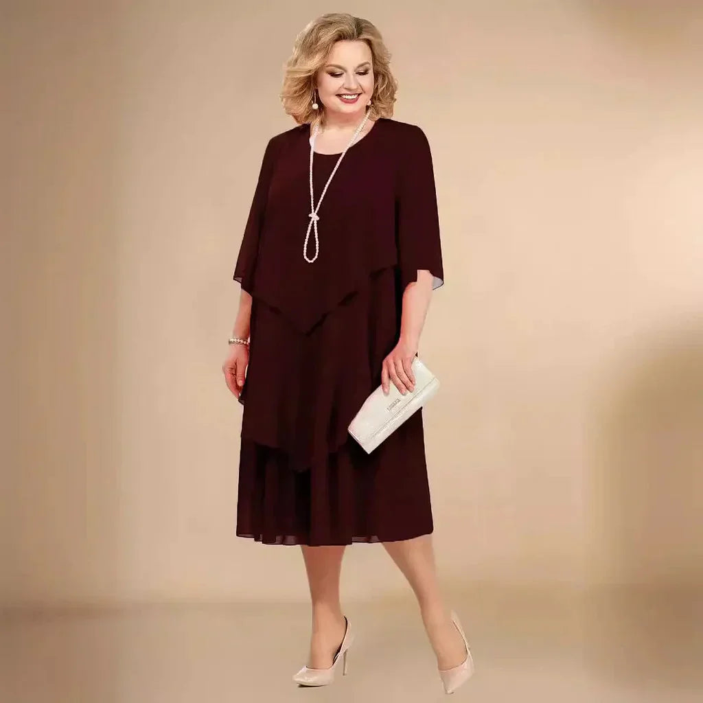 Ellen™ | Elegant Chiffon Dress 3