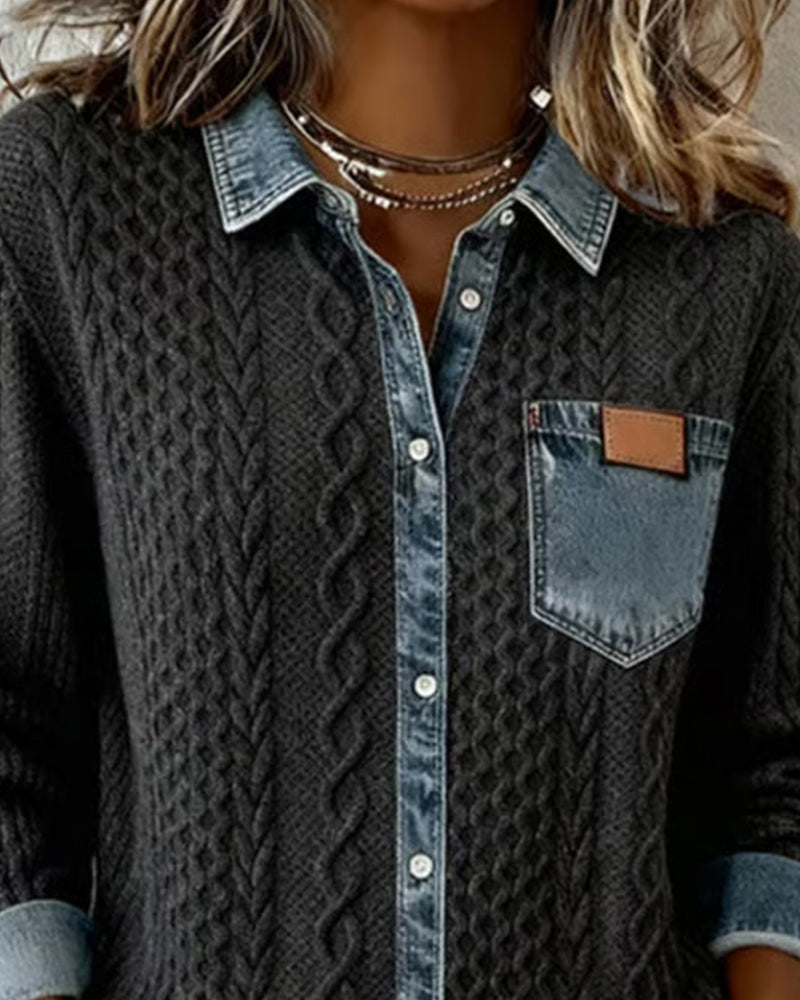 Camicia a maniche lunghe