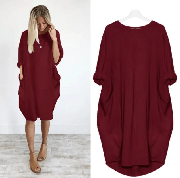 Gina™ | Elegant Pocket Dress 1