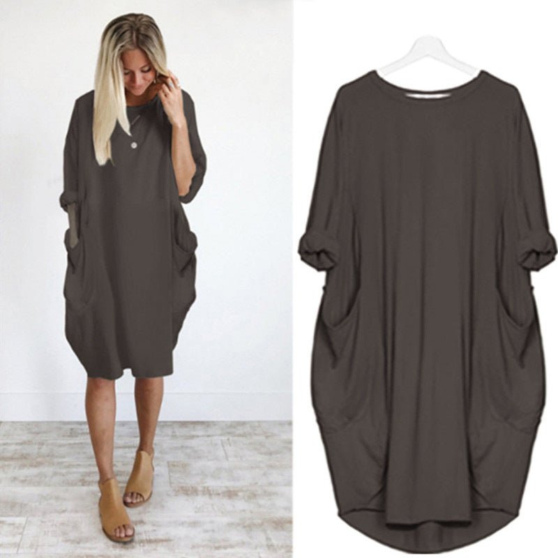 Gina™ | Elegant Pocket Dress 12