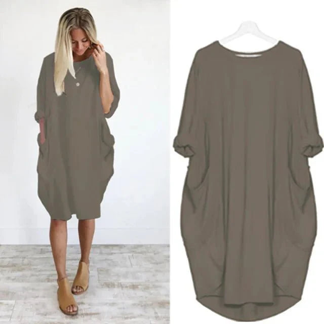 Gina™ | Elegant Pocket Dress 2