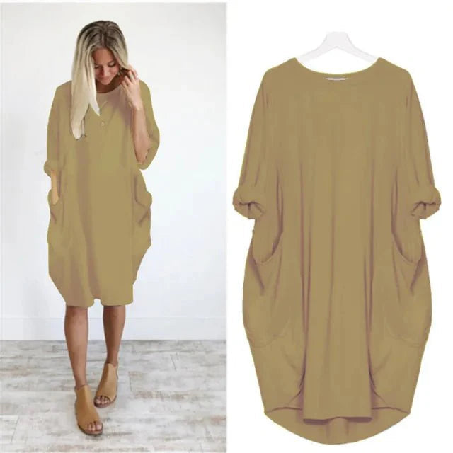 Gina™ | Elegant Pocket Dress 6