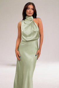 Elegant Halter Neck Dress