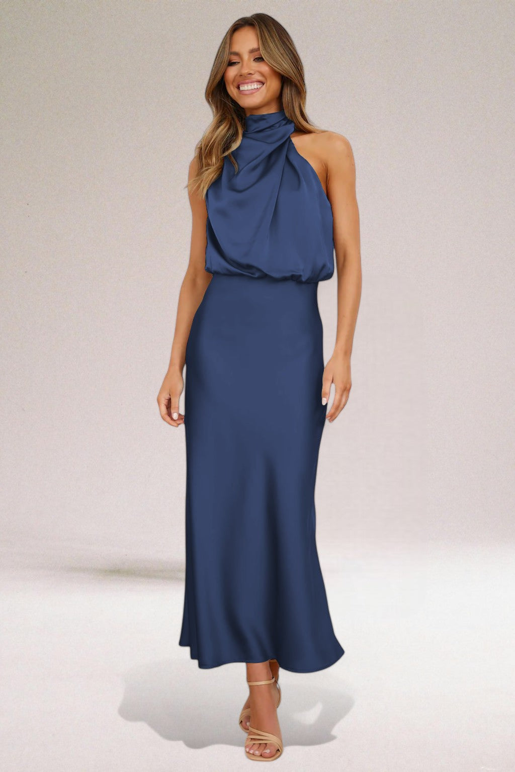 Giselle™ | Elegant Halter Neck Dress 3