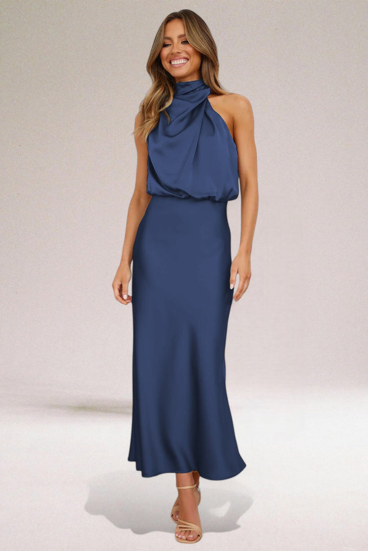 Giselle™ | Elegant Halter Neck Dress 3