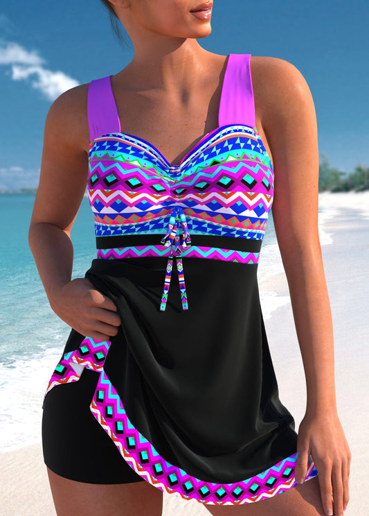 Chic Patterned Swimwear