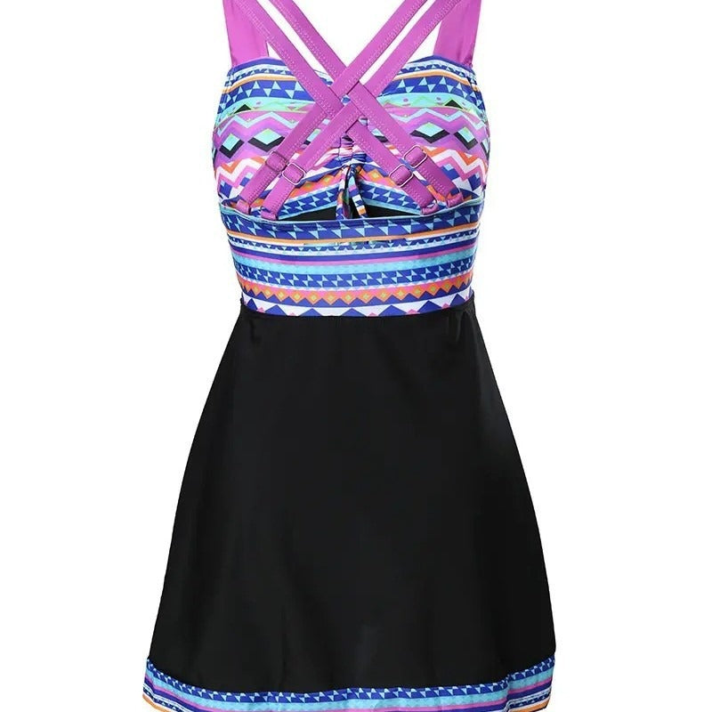 Chic Patterned Swimwear