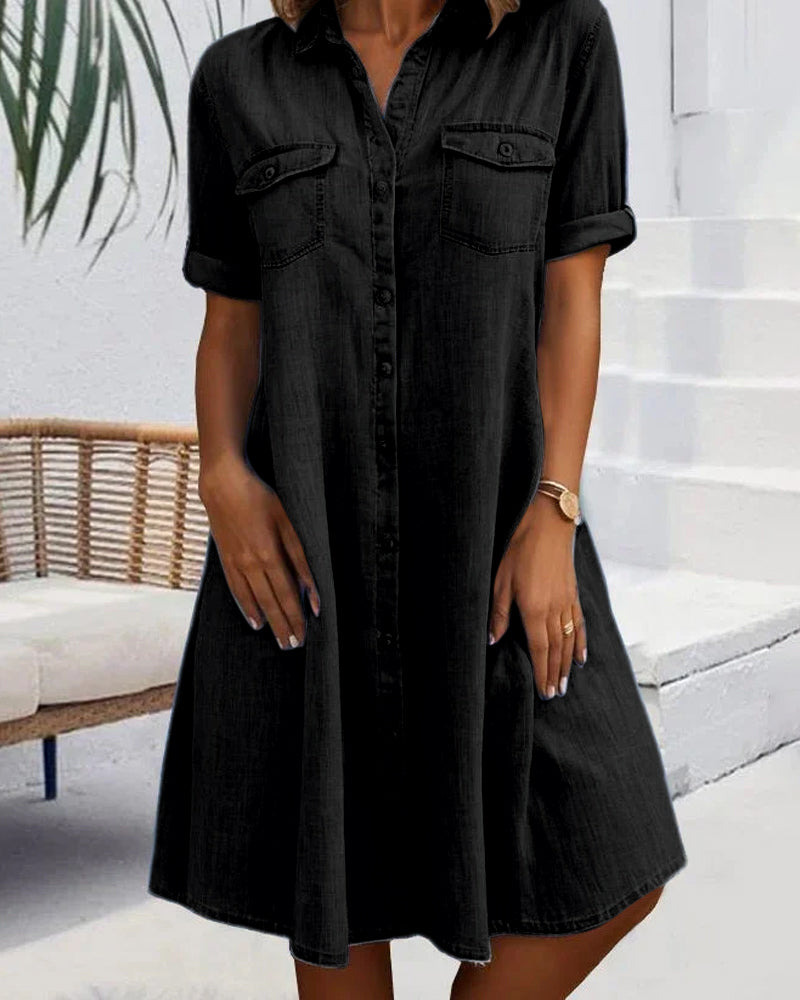 Jennifer™ | Lightweight Denim-look Dress 1