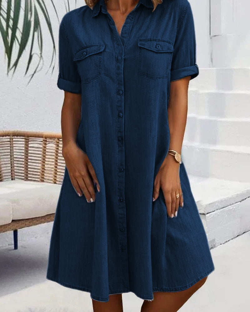 Jennifer™ | Lightweight Denim-look Dress 2
