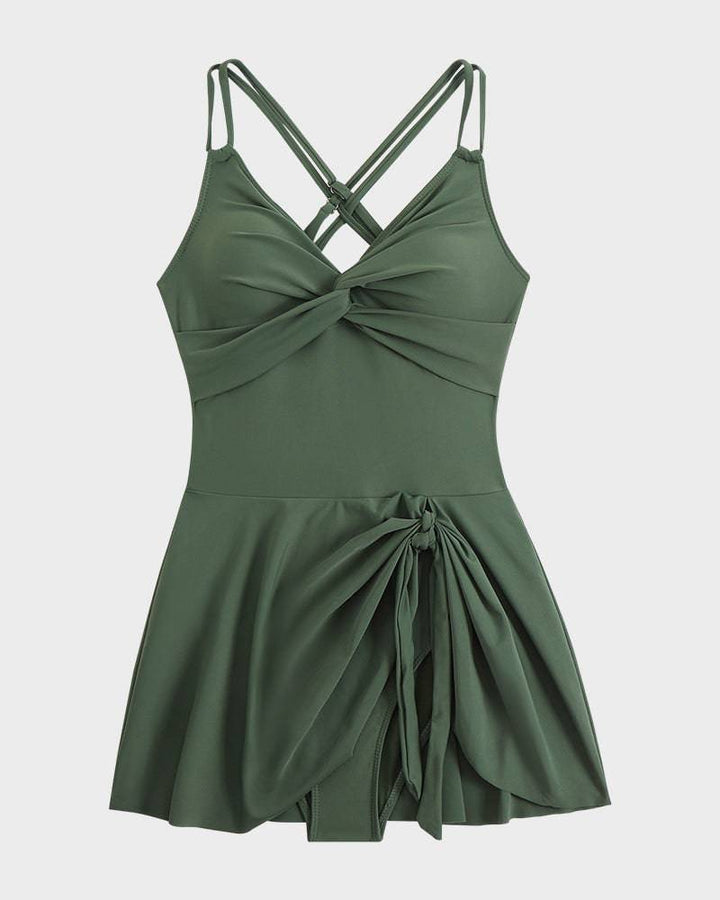 Flattering Swim Dress Swimsuit