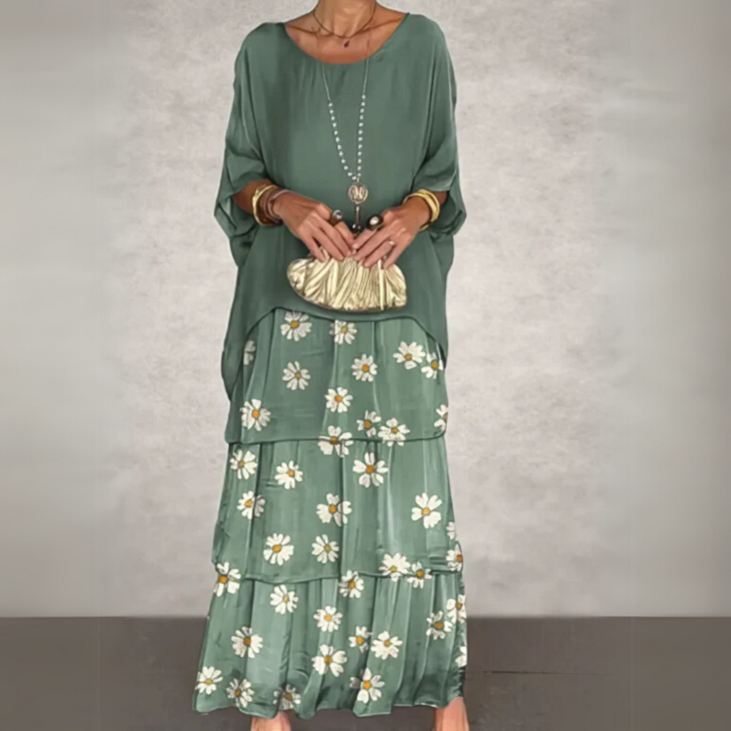 Kali™ | Elegant Long Flowing Dress 1