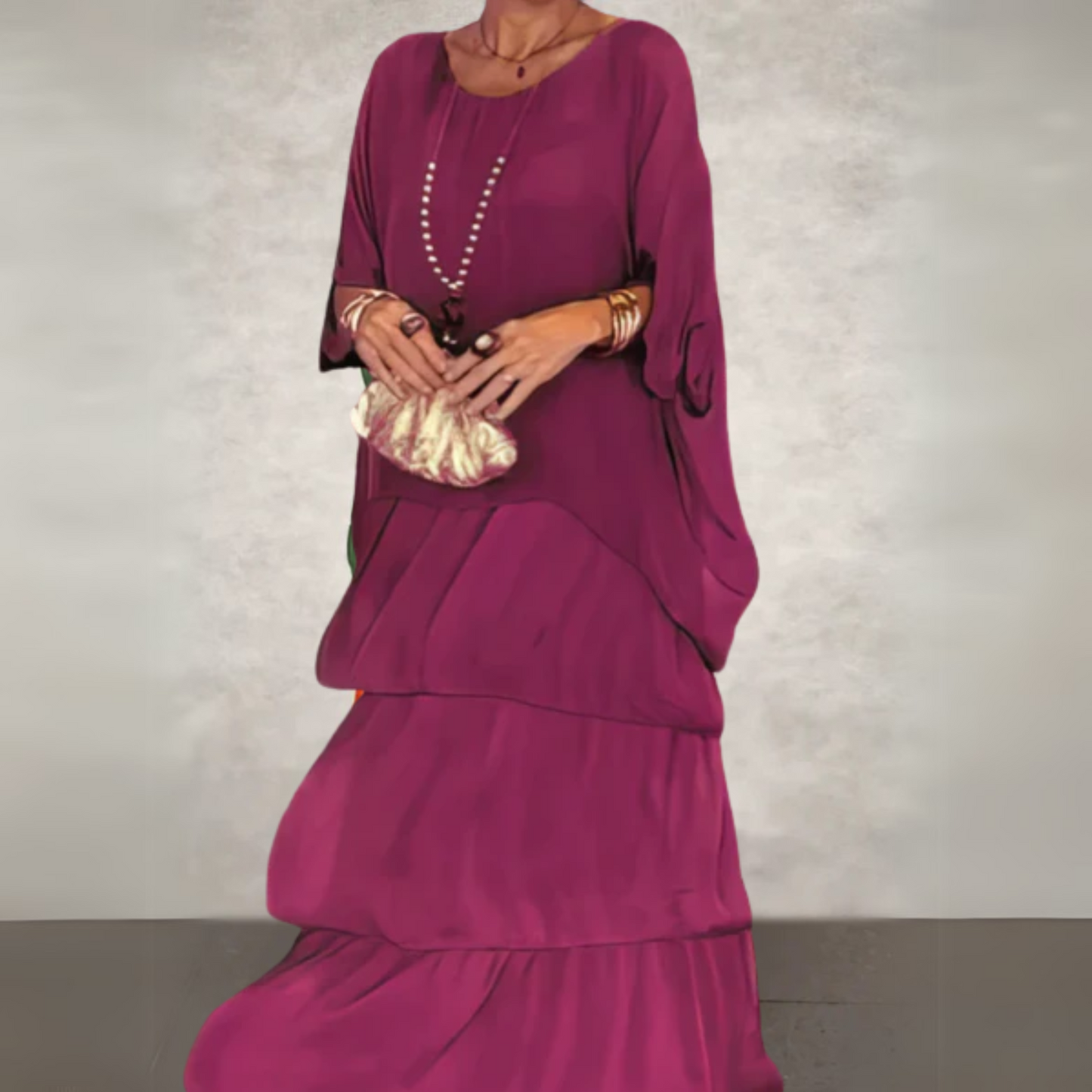 Kali™ | Elegant Long Flowing Dress 4