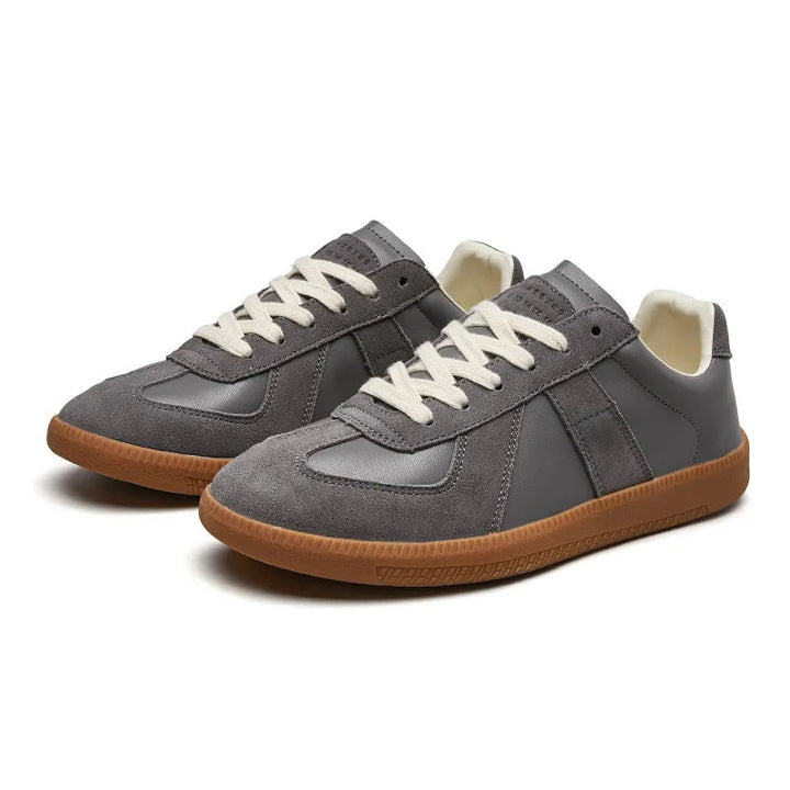 Sneakers da uomo in mesh traspirante con lacci, antiscivolo, di supporto, comode
