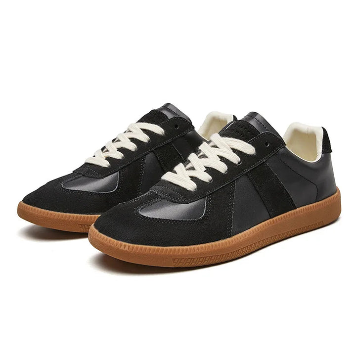 Sneakers da uomo in mesh traspirante con lacci, antiscivolo, di supporto, comode