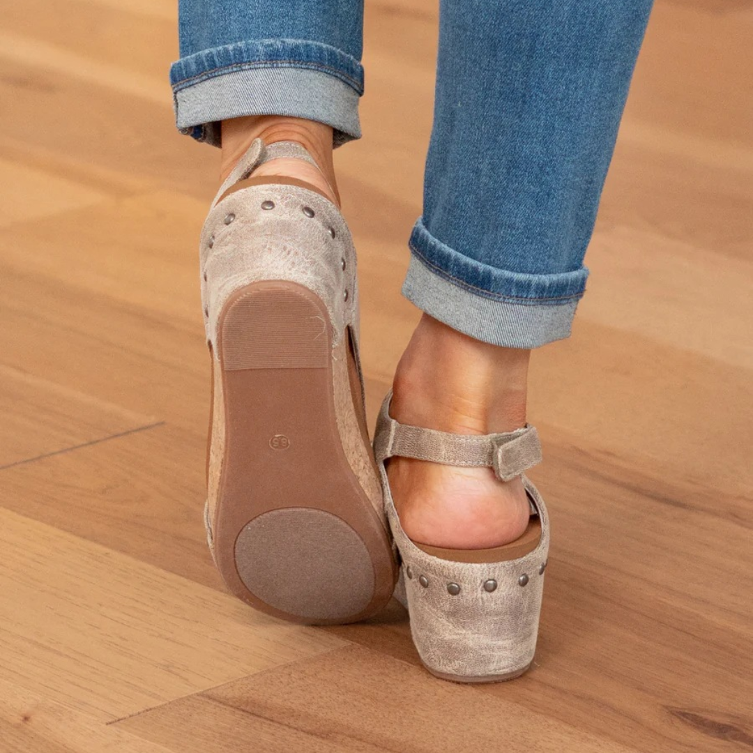 Linda™ | Suede Wedge Sandals 2