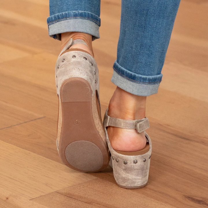Linda™ | Suede Wedge Sandals 2