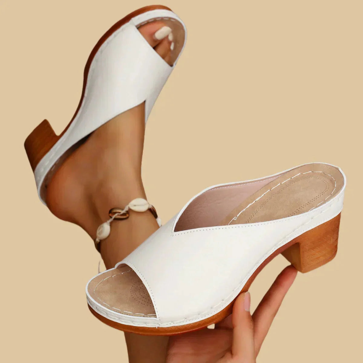 Lisa™ | Orthopedic Sandals with Thick Heels 3