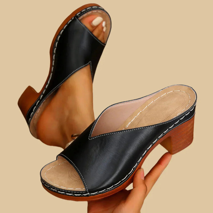 Lisa™ | Orthopedic Sandals with Thick Heels 4