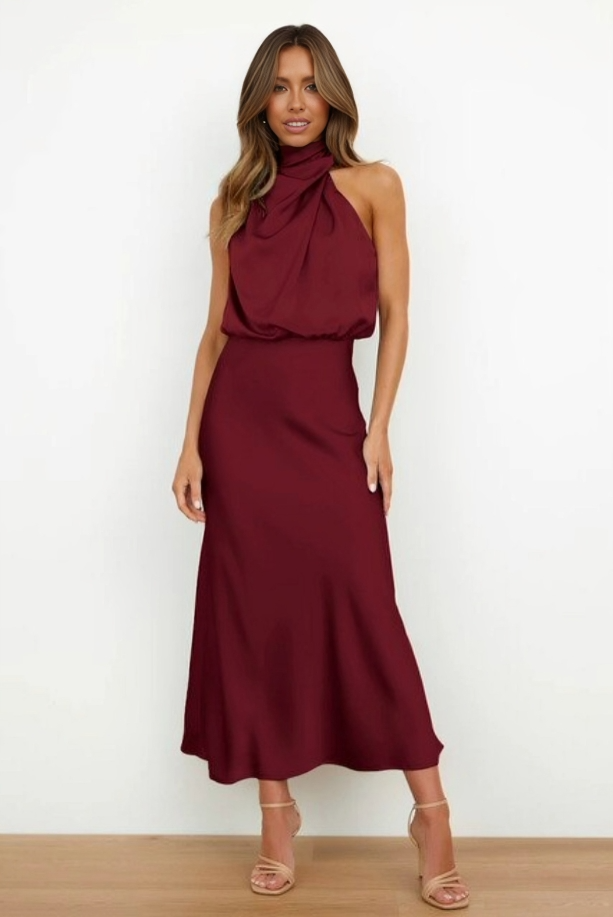 Mariana™ | Elegant Halter Evening Dress 12