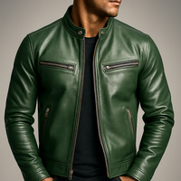 Men's Vintage Inspired Genuine Leather Jacket