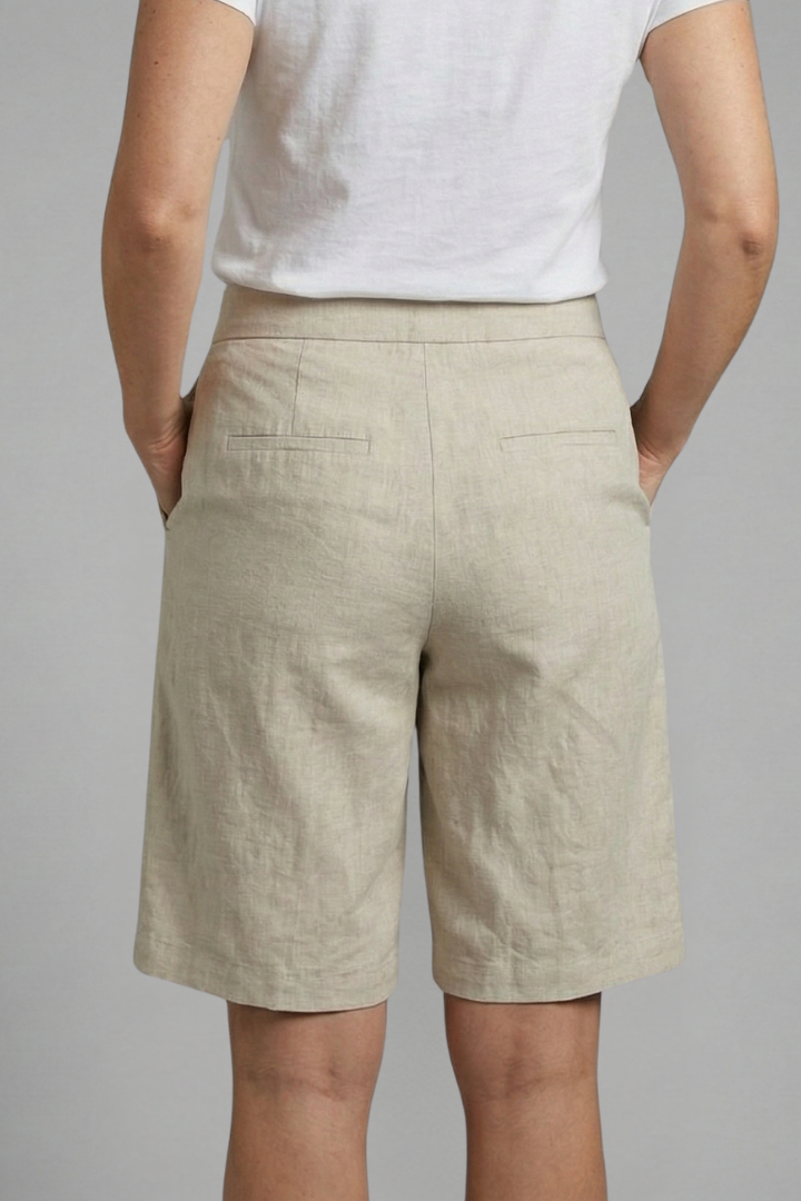 Octavia | Women's High Waisted Knee Length Shorts 4