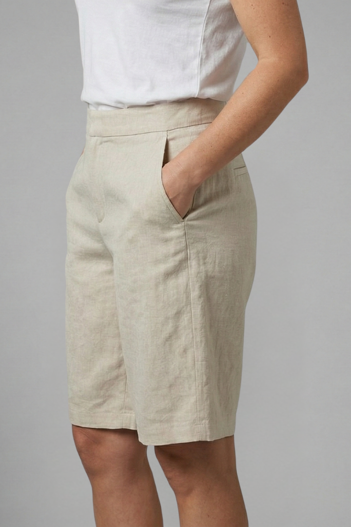 Octavia | Women's High Waisted Knee Length Shorts 5