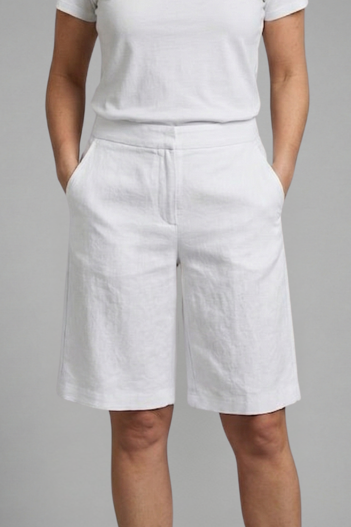 Octavia | Women's High Waisted Knee Length Shorts 6