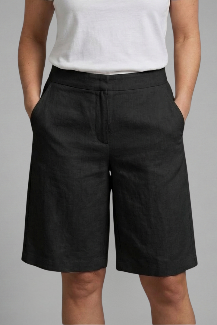 Octavia | Women's High Waisted Knee Length Shorts 8
