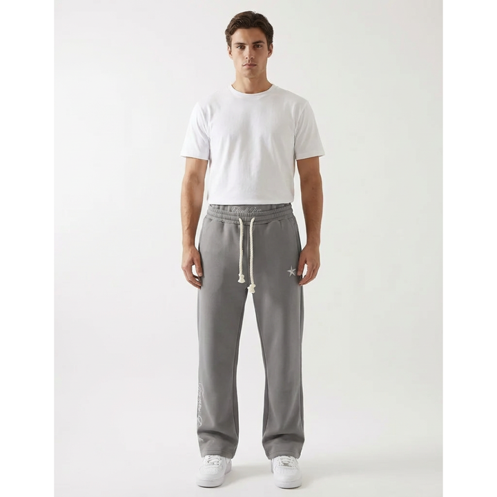 Pantaloni jogger unisex a vestibilità larga con tasche, casual