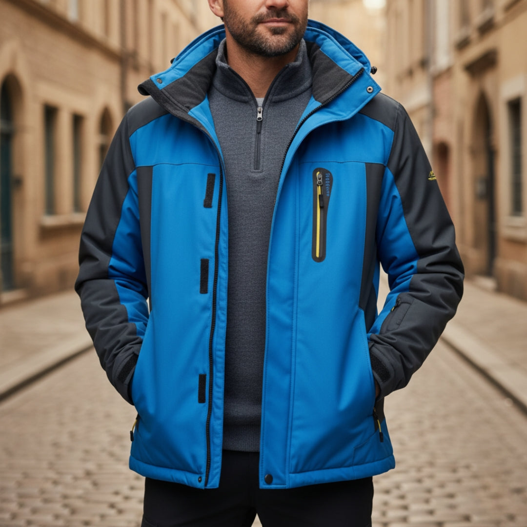 Men's Winter Padded Jacket with Hood