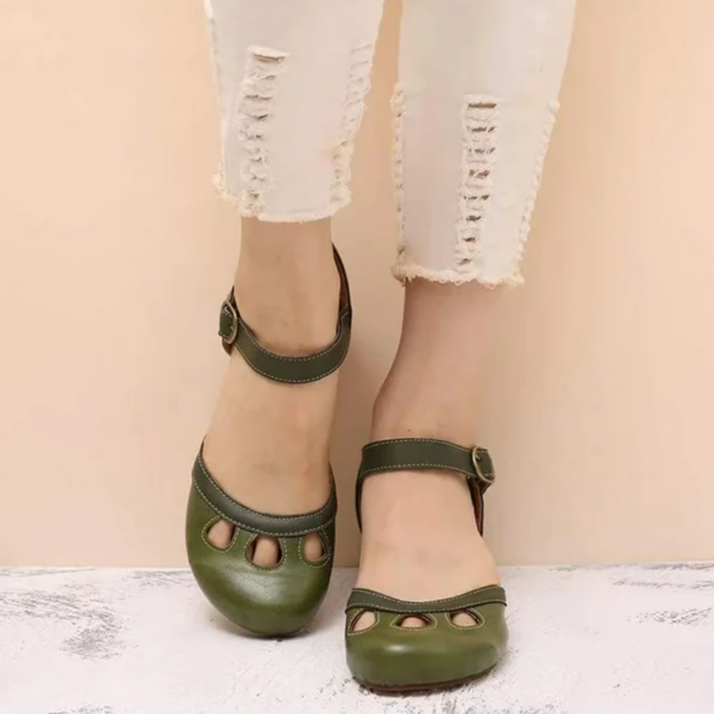 Patti™ | Comfortable Low-Heeled Sandals 1