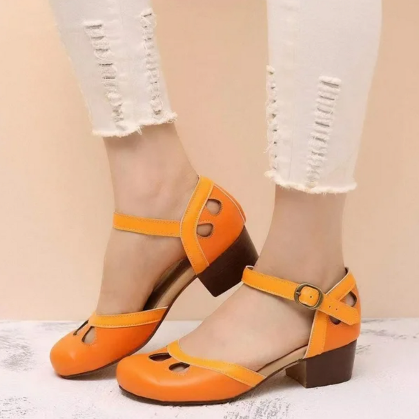 Patti™ | Comfortable Low-Heeled Sandals 2