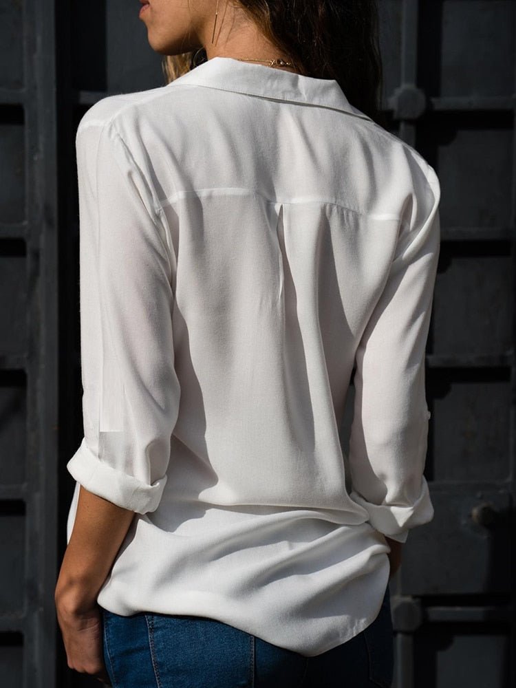 Women's Button Down Long Sleeve Shirt